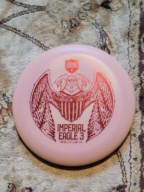 Discmania Imperial Eagle 3 Glow Pink Innova Made Disc Swirly P-line 171 Grams